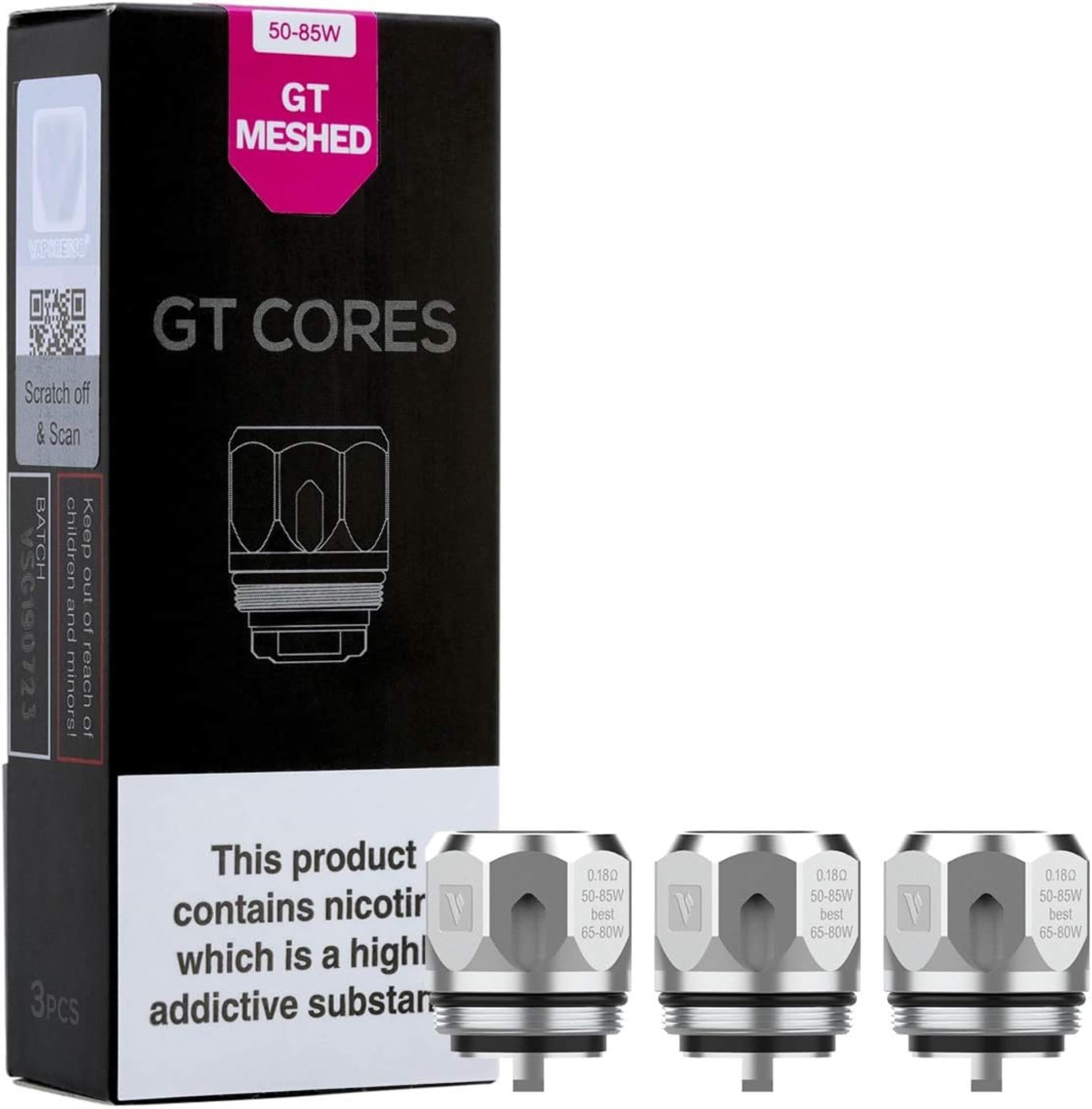 Vaporesso Gt Core Coils - Gt Mesh Coils - 0.18 Ohm, 250g