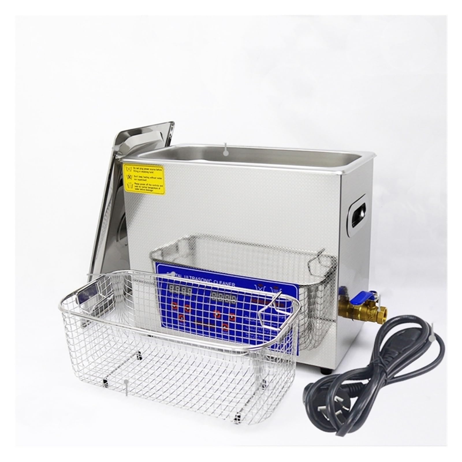 Pulitore Ad Ultrasuoni 2/3/6 / 10L 60/120/180 / 240W Bagno Ad Ultrasuoni Lavastoviglie Portatile in Acciaio Inossidabile Ultrasuoni Elettrodomestici