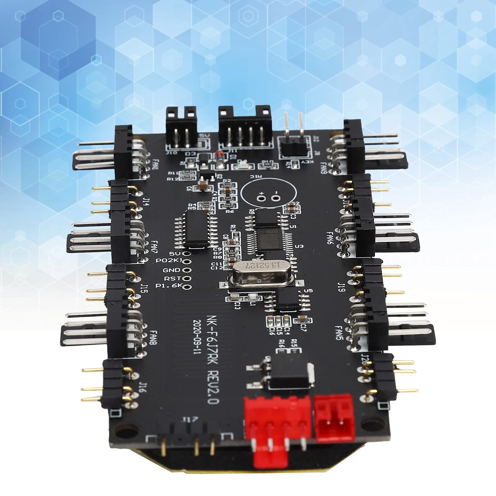 Kontroler Oświetlenia LED PCB Zasilacz Wentylatora Hub 4/3-pinowy Rozdzielacz ARGB Bezprzewodowy Pilot o Profesjonalnym Designie i Rozsądnej Konstrukcji