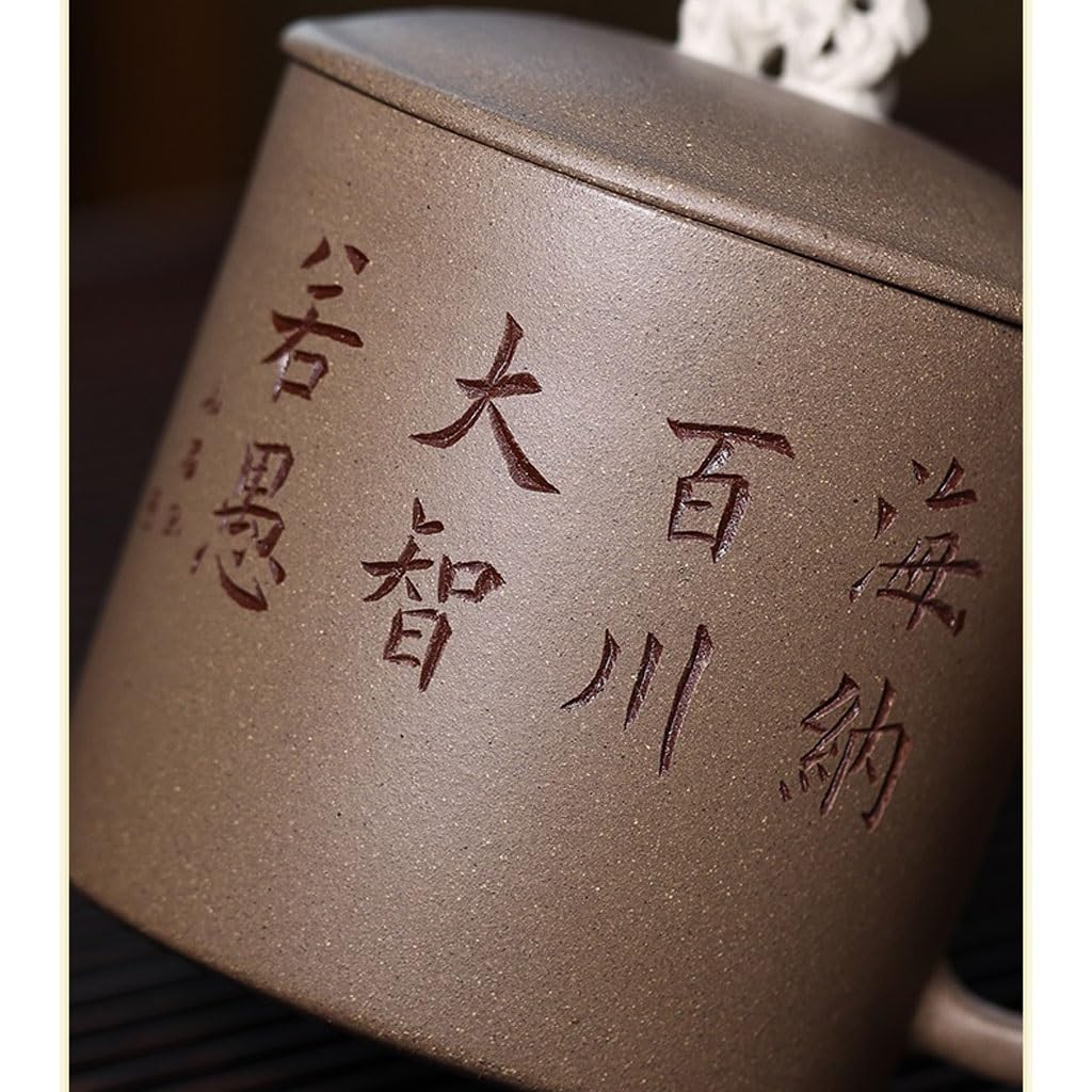 Tasse à Thé Tasse de Sable Violet avec Filtre, Compartiment for Tasse à thé, Tasse à Eau, Tasse à thé, Tasse à thé Kung Fu for Hommes de Grande capacité Diffuseur de Thé
