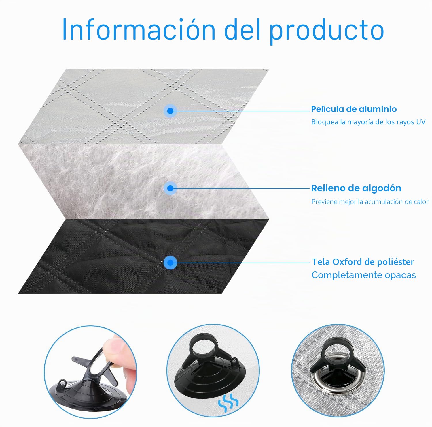 Protector de Parabrisas Compatible con Citroen Jumpy Fiat Scudo Peugeot Expert (LWB) 2007-2016 - Cubierta de Parabrisas de Coche, Parasol Coche Termico, Cubierta de Parasol Interna para Automóvil