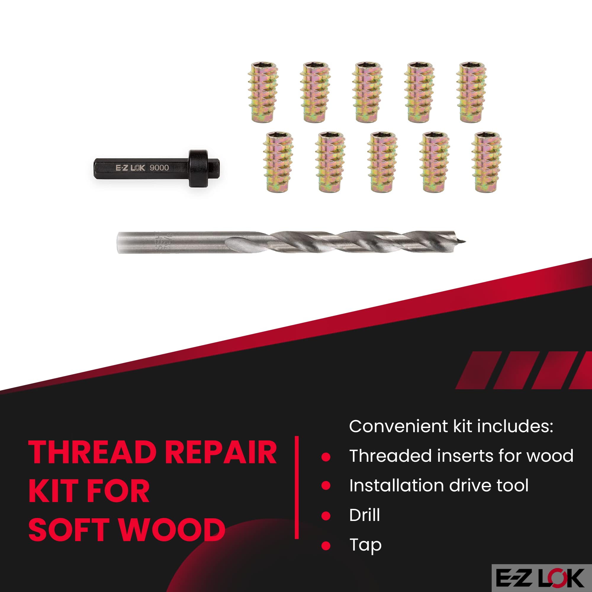 E-Z LOK Thread Repair Kit - Fix Stripped Threads -2 E-Z LOK Thread Repair Kit - Fix Stripped Threads -2