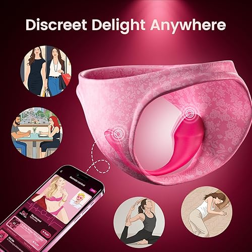 Miniatura 9 de ECRVOM Consolador vibrador portátil, juguetes sexuales con control de aplicación, vibradores de huevos con 10 vibraciones, recargable punto G,