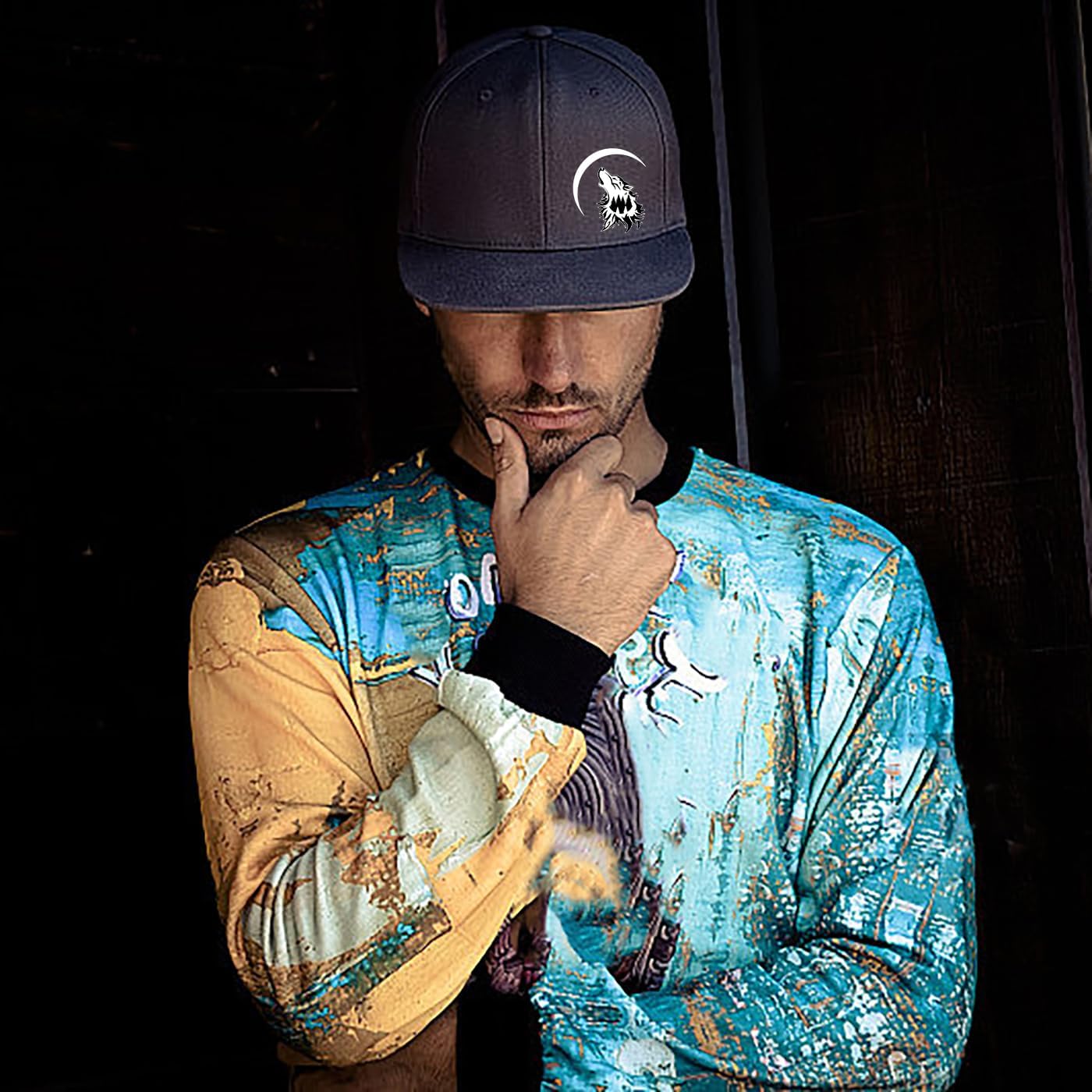 Snapback Flat Bill Fitted Hats for Men - Skateboard Accessories - Image 6