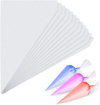 Mini Piping Bags, Disposable 7.6in Small Piping Bags 200pcs, Pastry Piping Bags for Cream Frosting, Icing Bags for Cake and Dessert Decorations Cake Decoration and Desserts