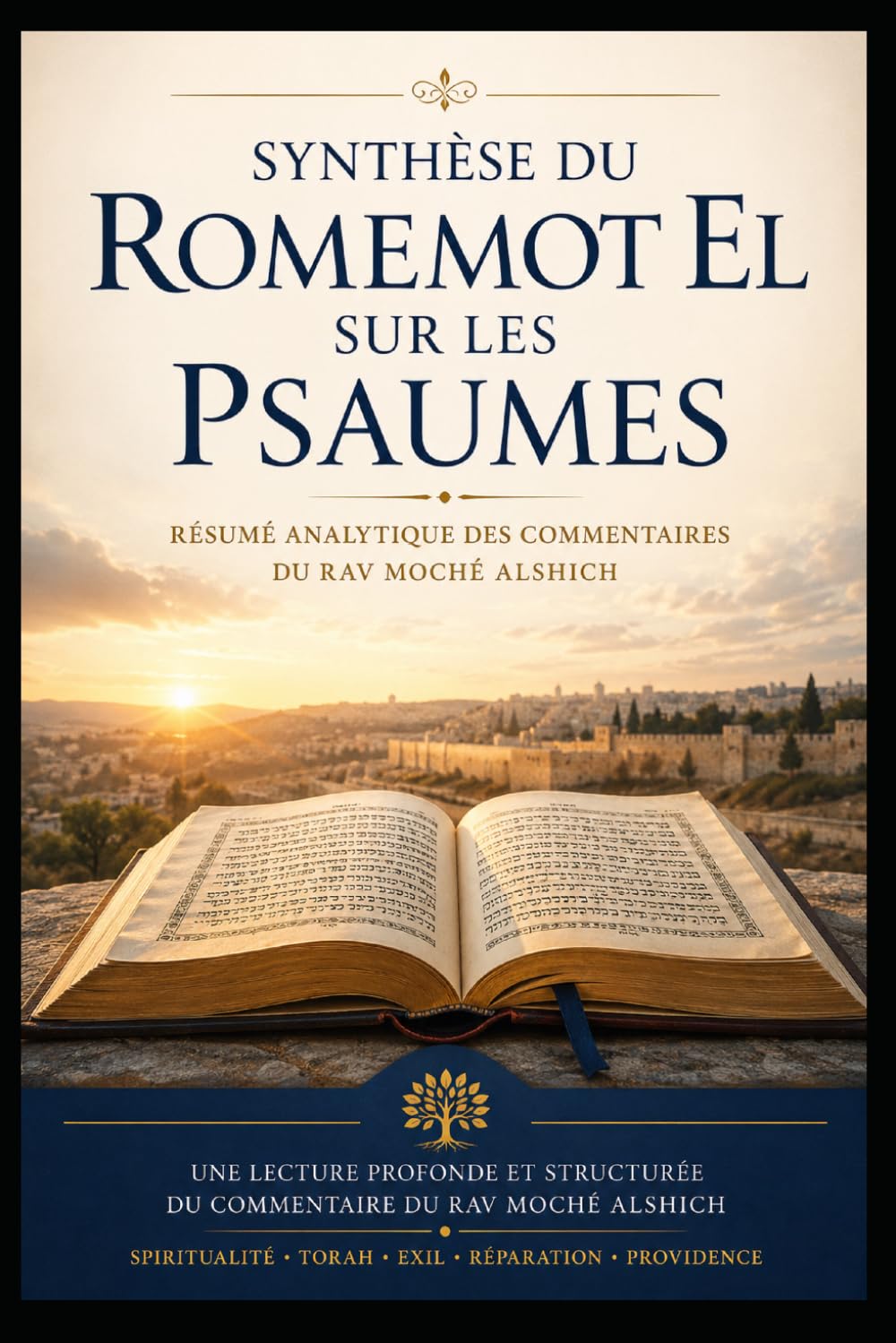 Synthèse du Romemot El sur les Psaumes: Résumé analytique des commentaires du Rav Moché Alshich (Études du Alshich)