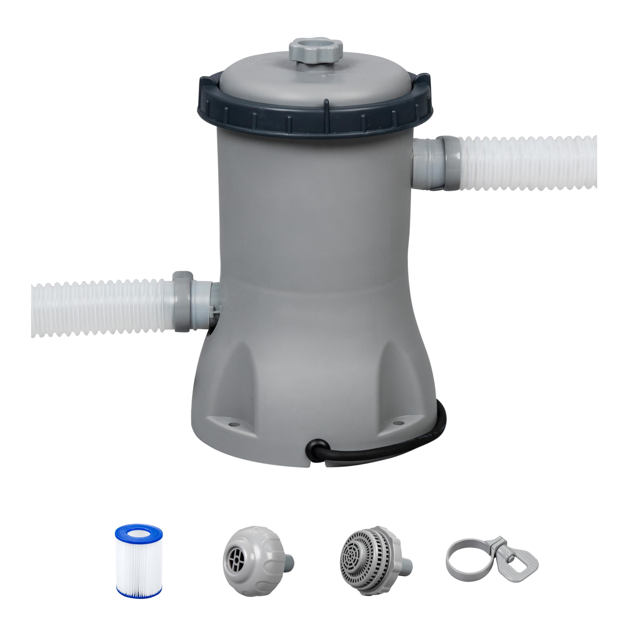 BESTWAY Depuradora de Filtro de Cartucho de 2.006 litros/hora 18,5x17,5x27,5 cm Gris