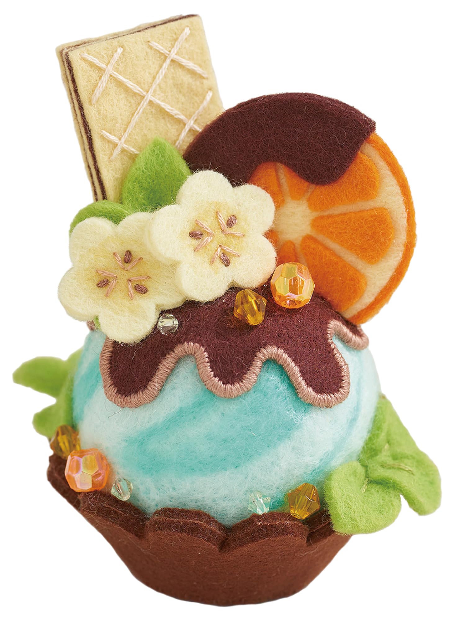 Amazon.co.jp: サンフェルト フェルトの手芸キット 羊毛で作るスイーツ 