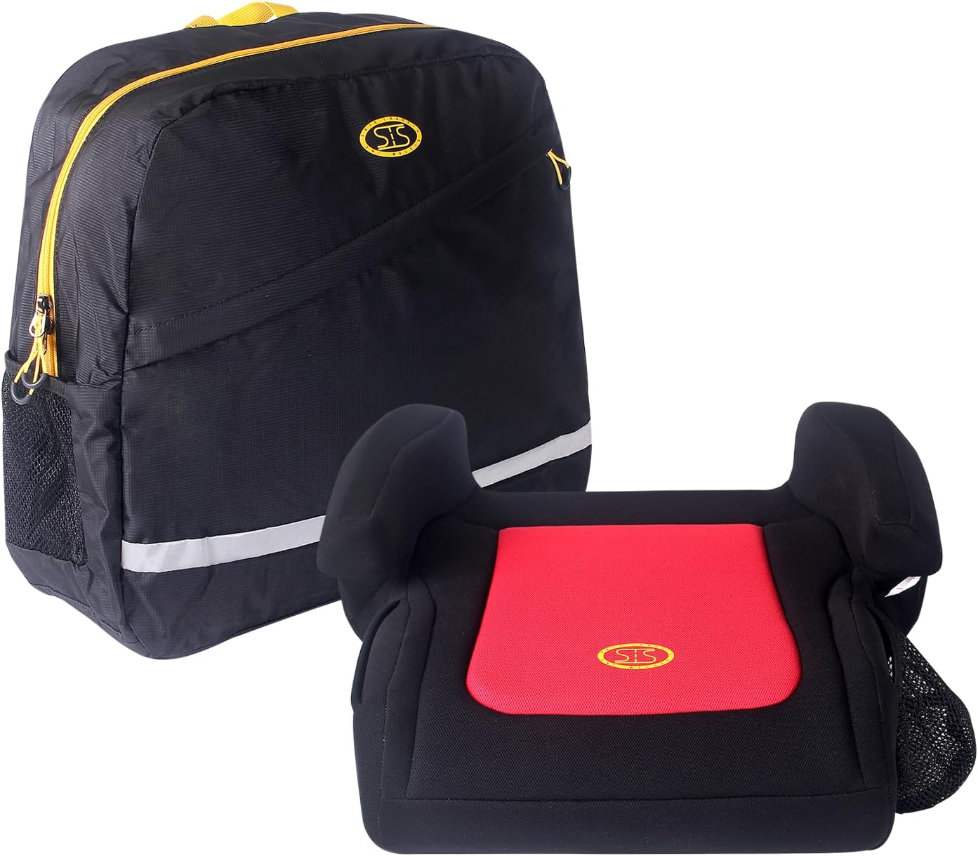 One Size, Black, TravelSmarter Booster Seat, 1 LBS, Lightweight, Compact, Portable Booster Seat - Perfect for Travel and Everyday Child Safety