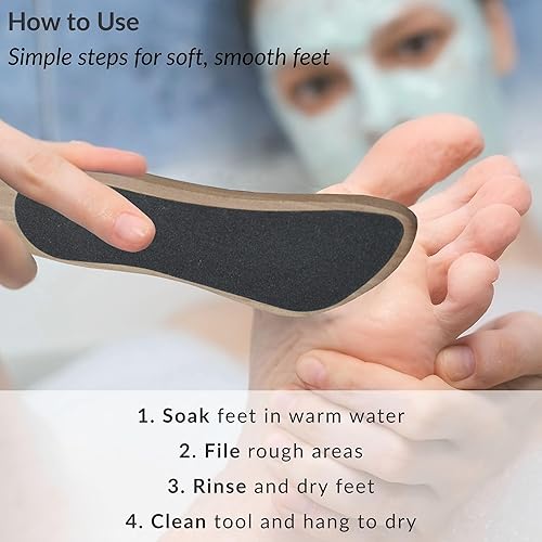 Miniatura 5 de Cuidado de los pies Removedor de callos de los pies Bienestar Madera Natural