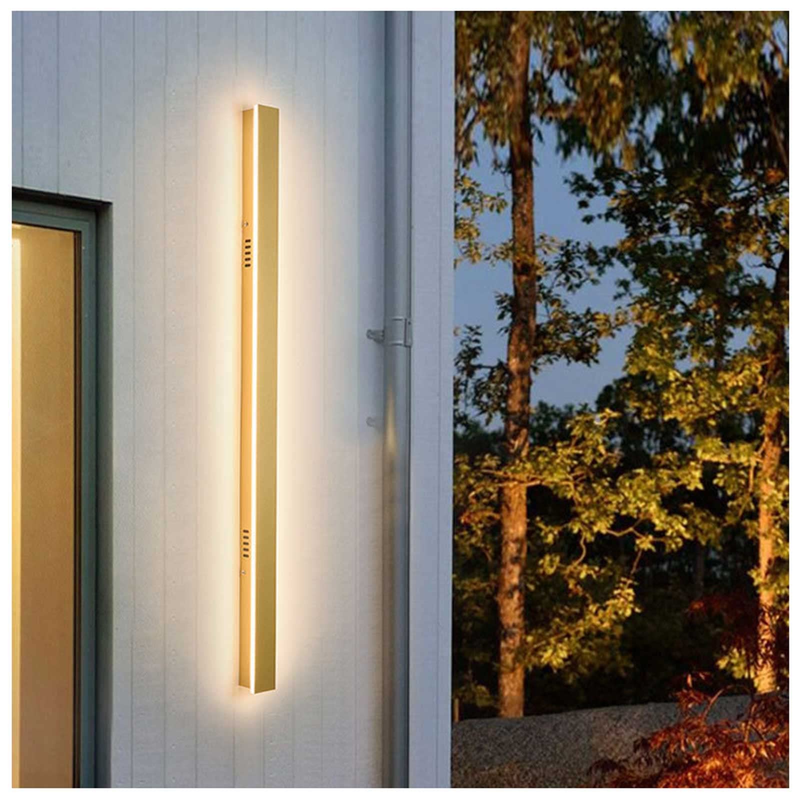 Applique Murale LED d'Extérieur Design Longue Bande Premium