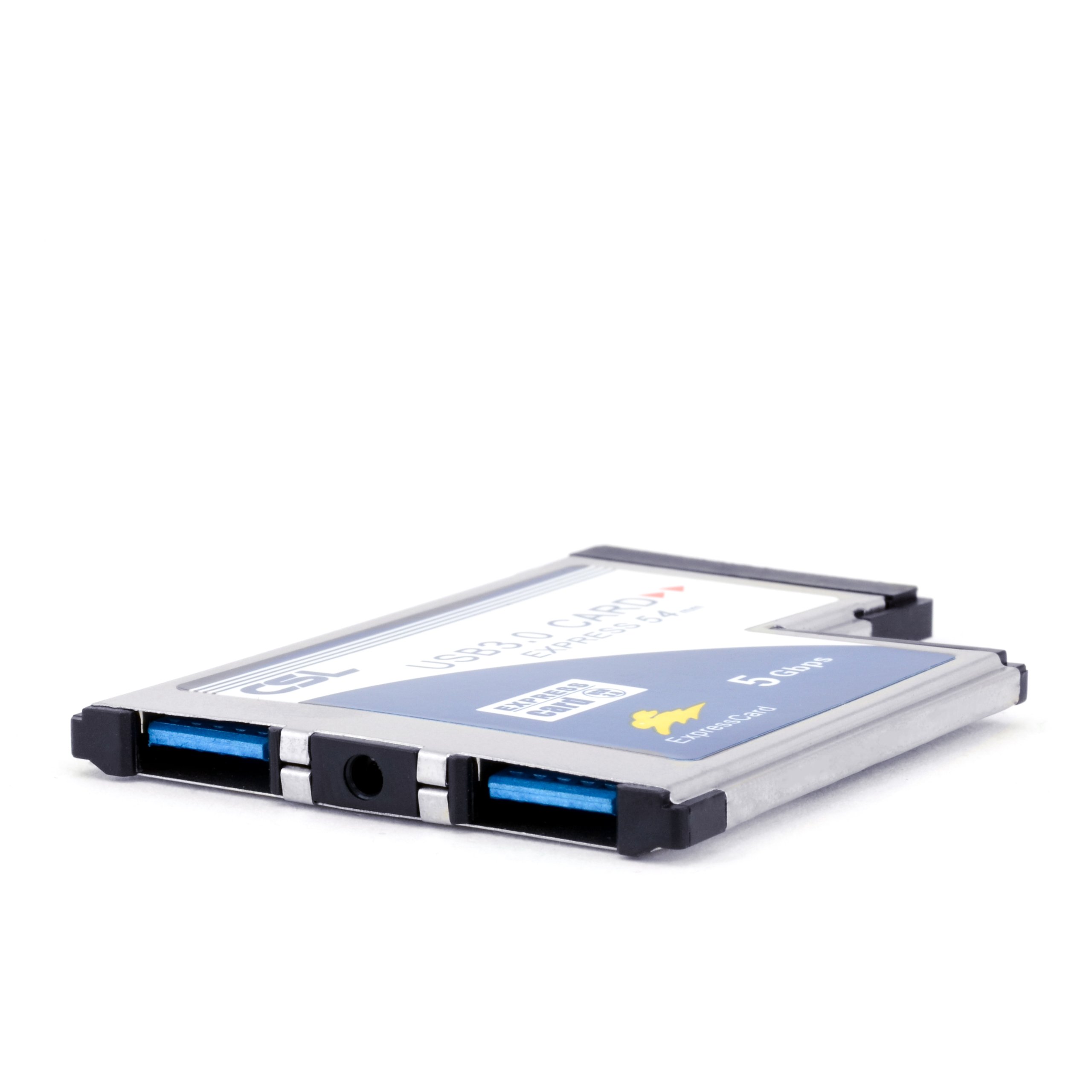 CSL USB 3.0 SuperSpeed PCMCIA Express Card 54mm 2 Port compatible