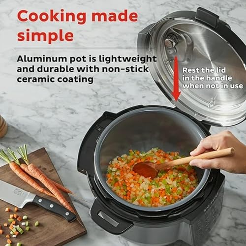 Miniatura 4 de Instant Pot 8Qt Chef Series - Cocina múltiple 7 en 1 presión, lento, arroz y más - Comidas fáciles rápidas