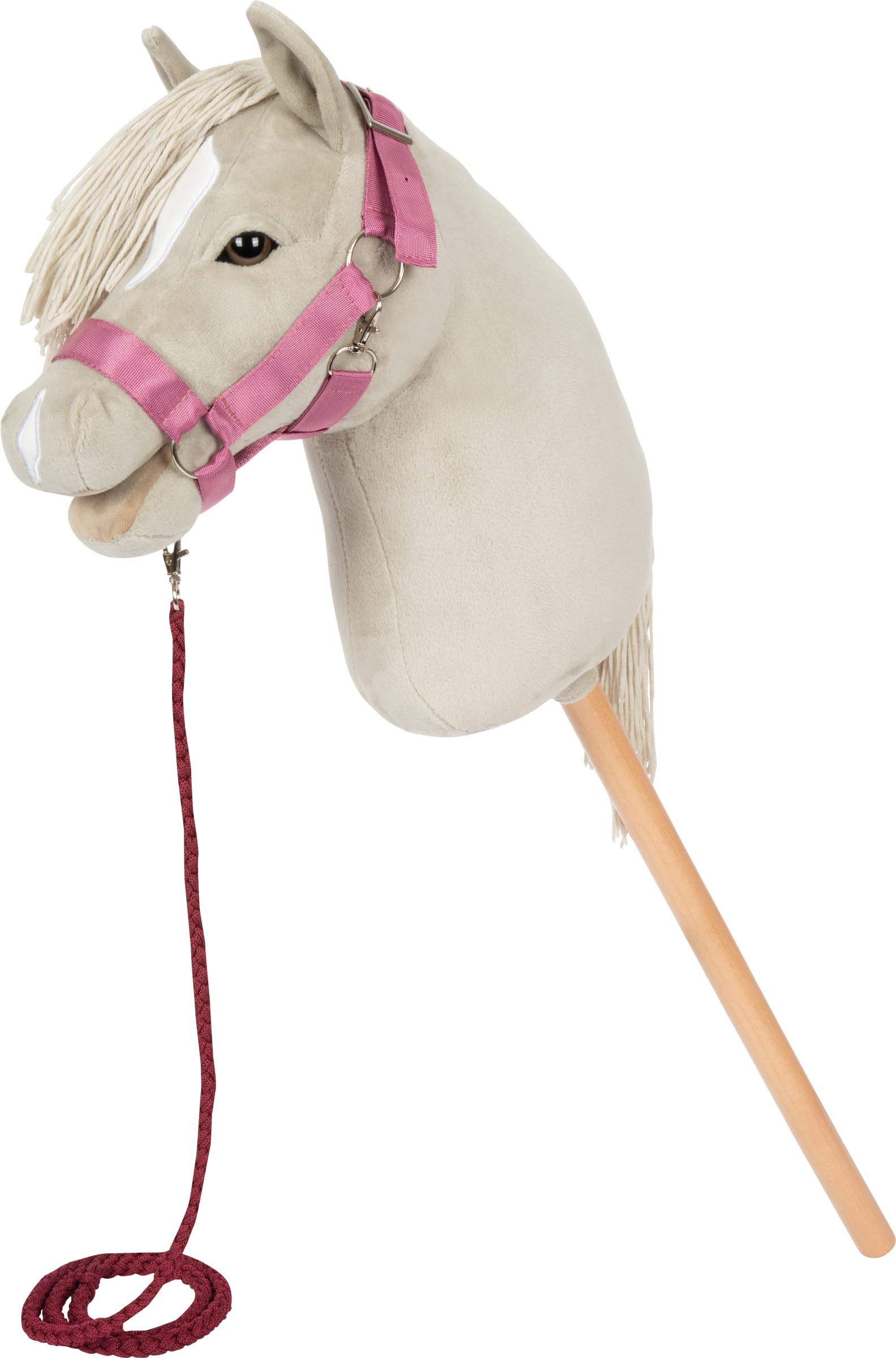 small foot Hobby Horse grigio "Luna" con briglia e cavezza, da 3 anni