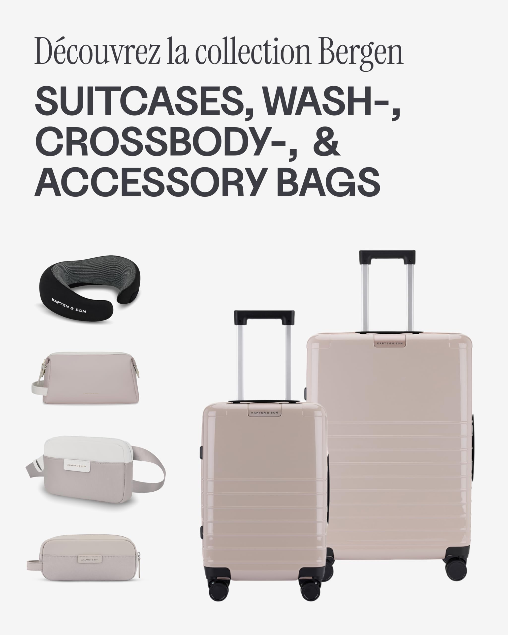 Kapten & Son Windsor Muted Clay Trousse de Toilette 3 L Trousse de Voyage