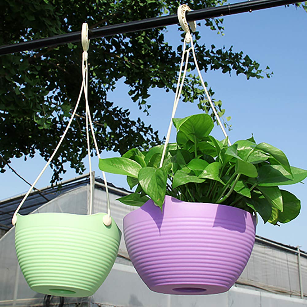 ZZXY Vasi Pensili da Giardino Sospesi per Piante Sospese Portafiori, Macrame Plant Hanger Fatto a Mano Appeso Corda