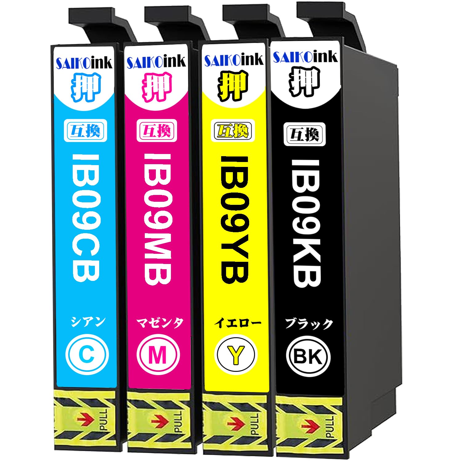 IB09CL4B エプソン 電卓 互換 インクカートリッジ EPSON用 IB09KB/CB/MB/YB 大容量 4色セット 染料 エプソン インク 電卓 対応機種 PX-M730F PX-S730 互換インク