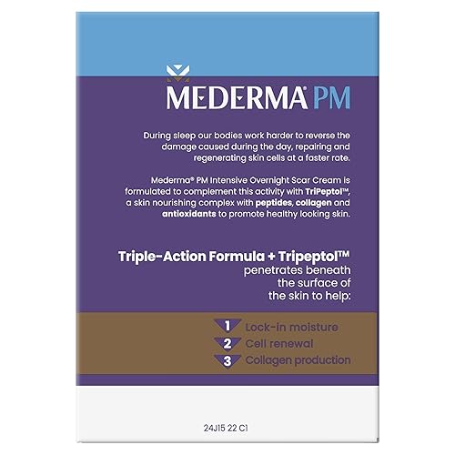 Miniatura 12 de Mederma PM - Crema intensiva para cicatrices durante la noche, tratamiento avanzado de cicatrices con tripeptol, funciona mientras duermes