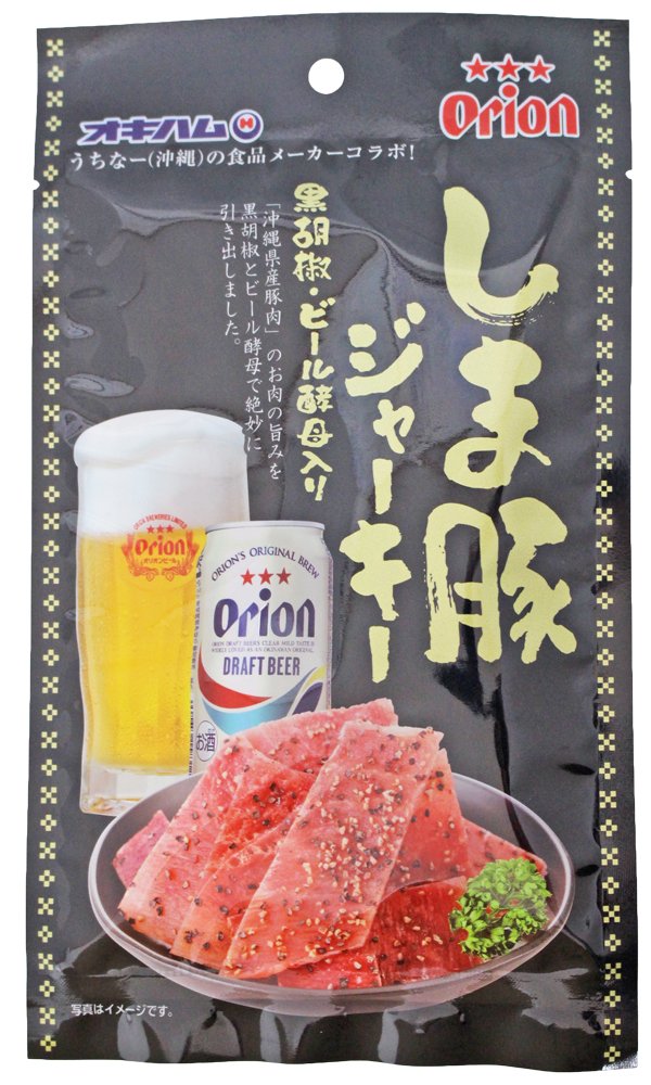 オリオンビールしま豚ジャーキー 25g×90袋 3ケース 沖縄ハム 沖縄 お