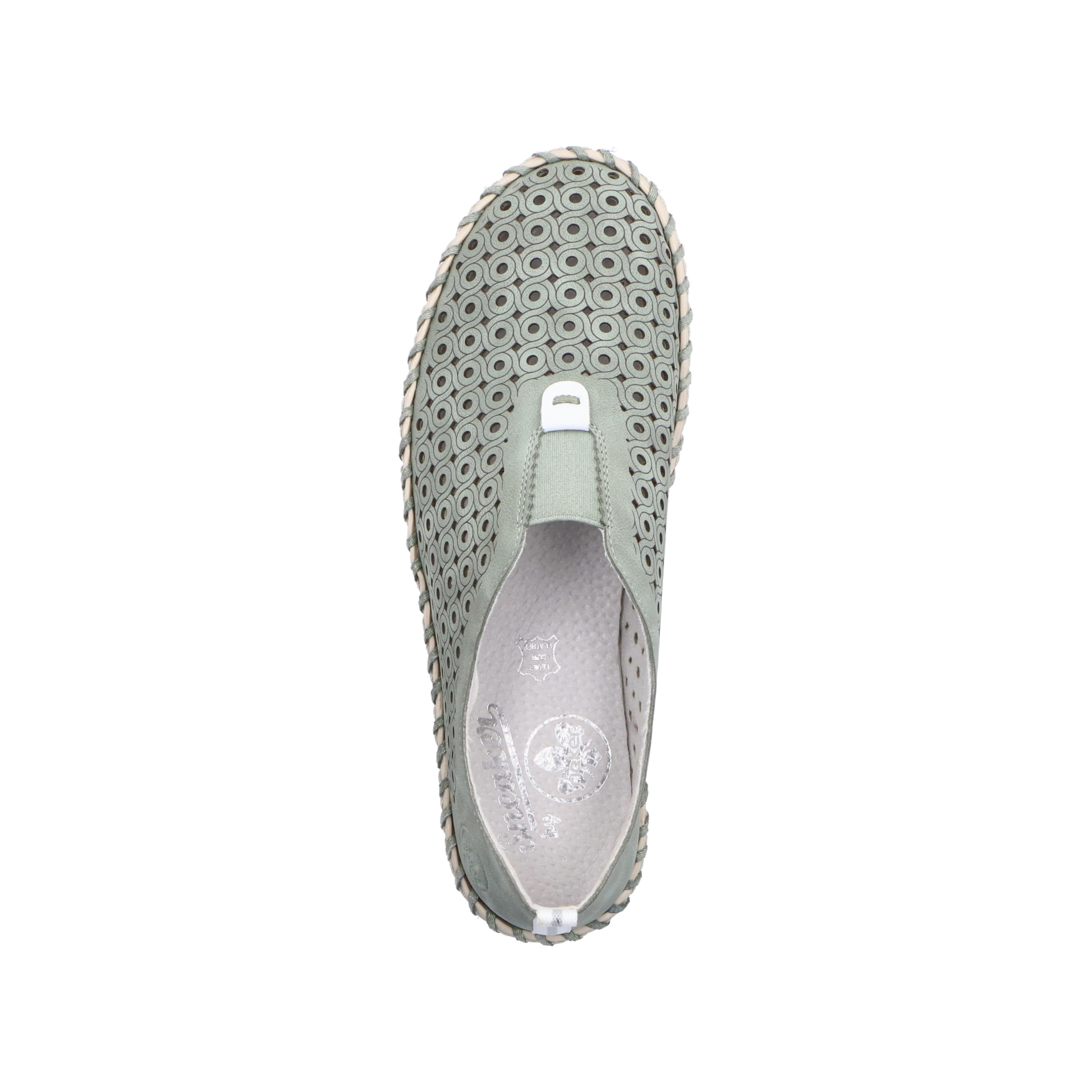 Rieker Slipper Menta Finta Pelle