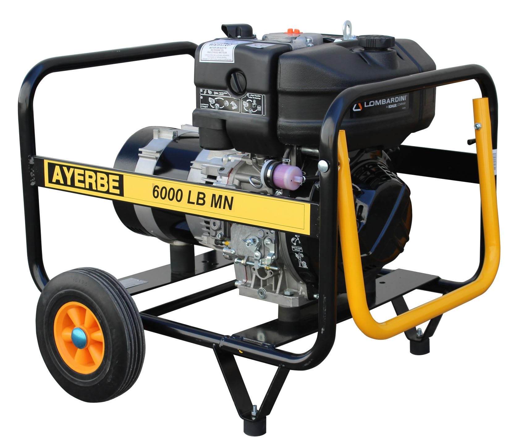 Ayerbe generadores diesel - Generador ay-6000 lb mn a/macho diesel