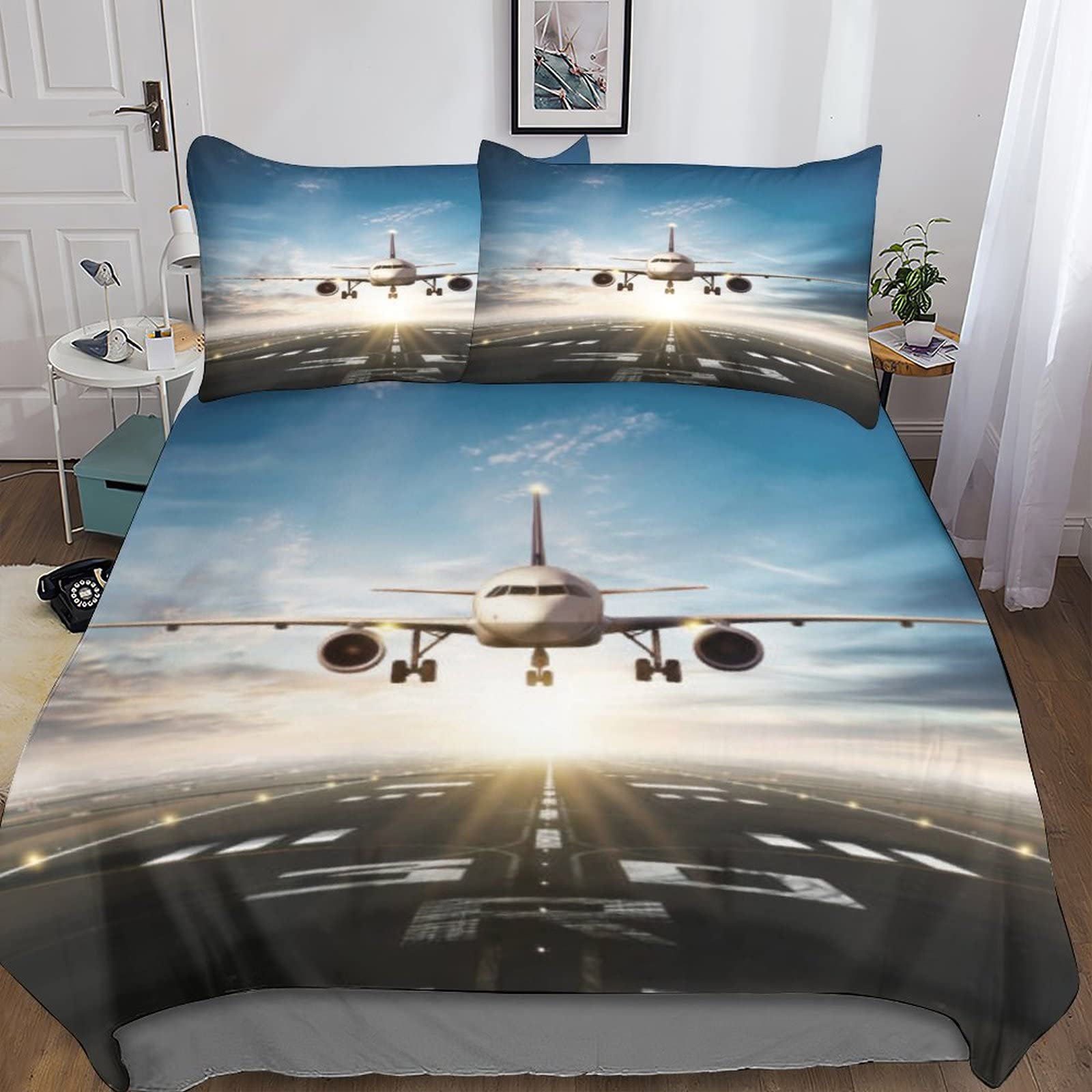Couette légère aéronefs en microfibre pour chambre d'enfant