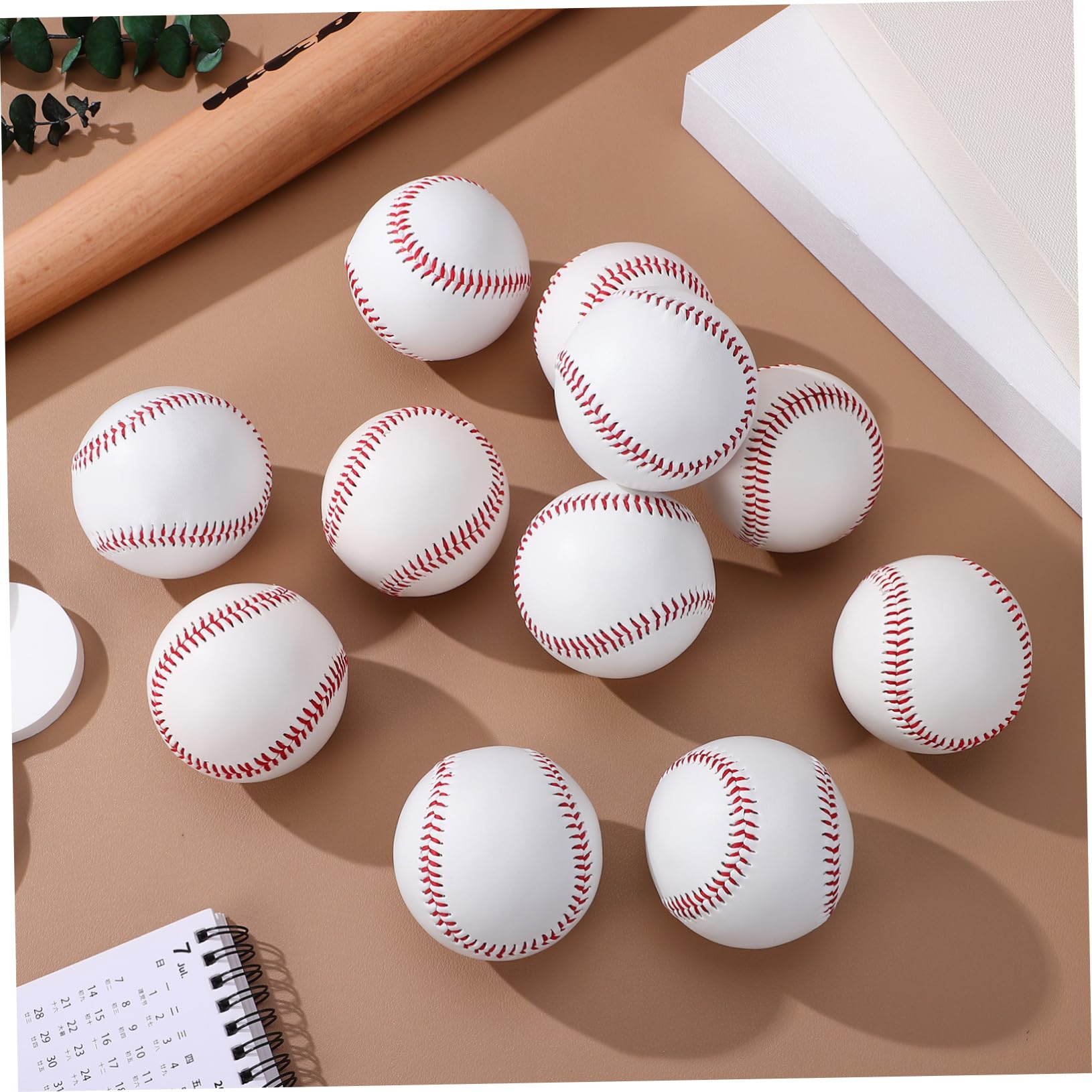 12 Balones de Béisbol de Práctica para Entrenamiento, Bolas de Béisbol para Entrenamiento y Juego, Ideales para Principiantes y Actividades de Club