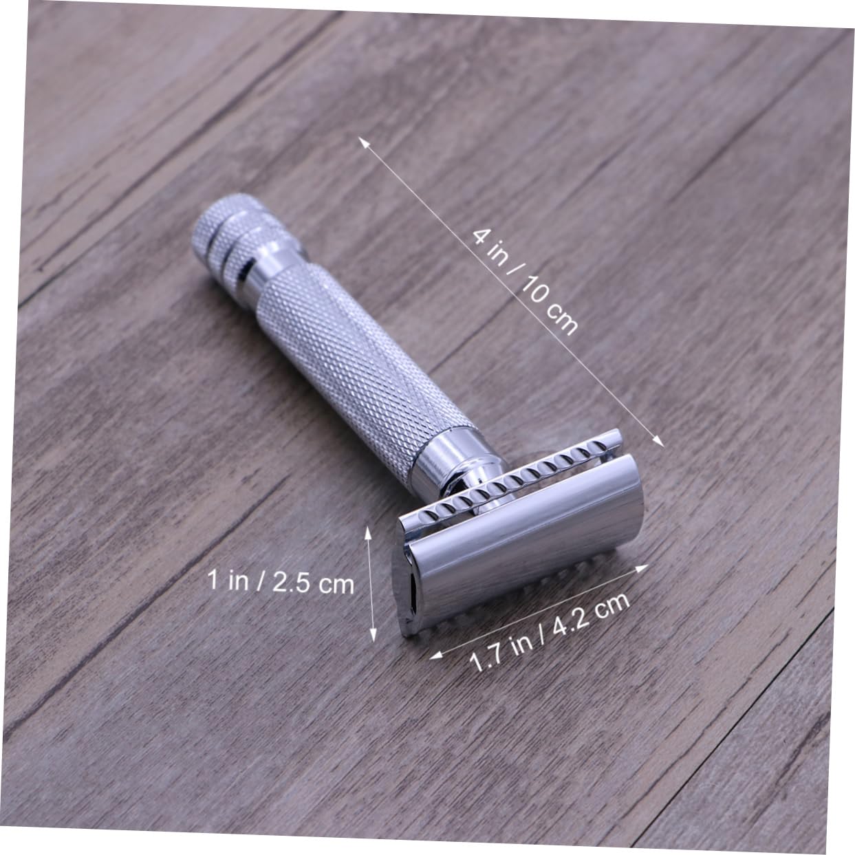 Healeved Rasoio Open Comb Acciaio 2 Pz Rasoio Sicuro Per Per Uomo Per Uomo Afeitador De Para Hombre D'acciaio Per Uso Domestico Da Doppio