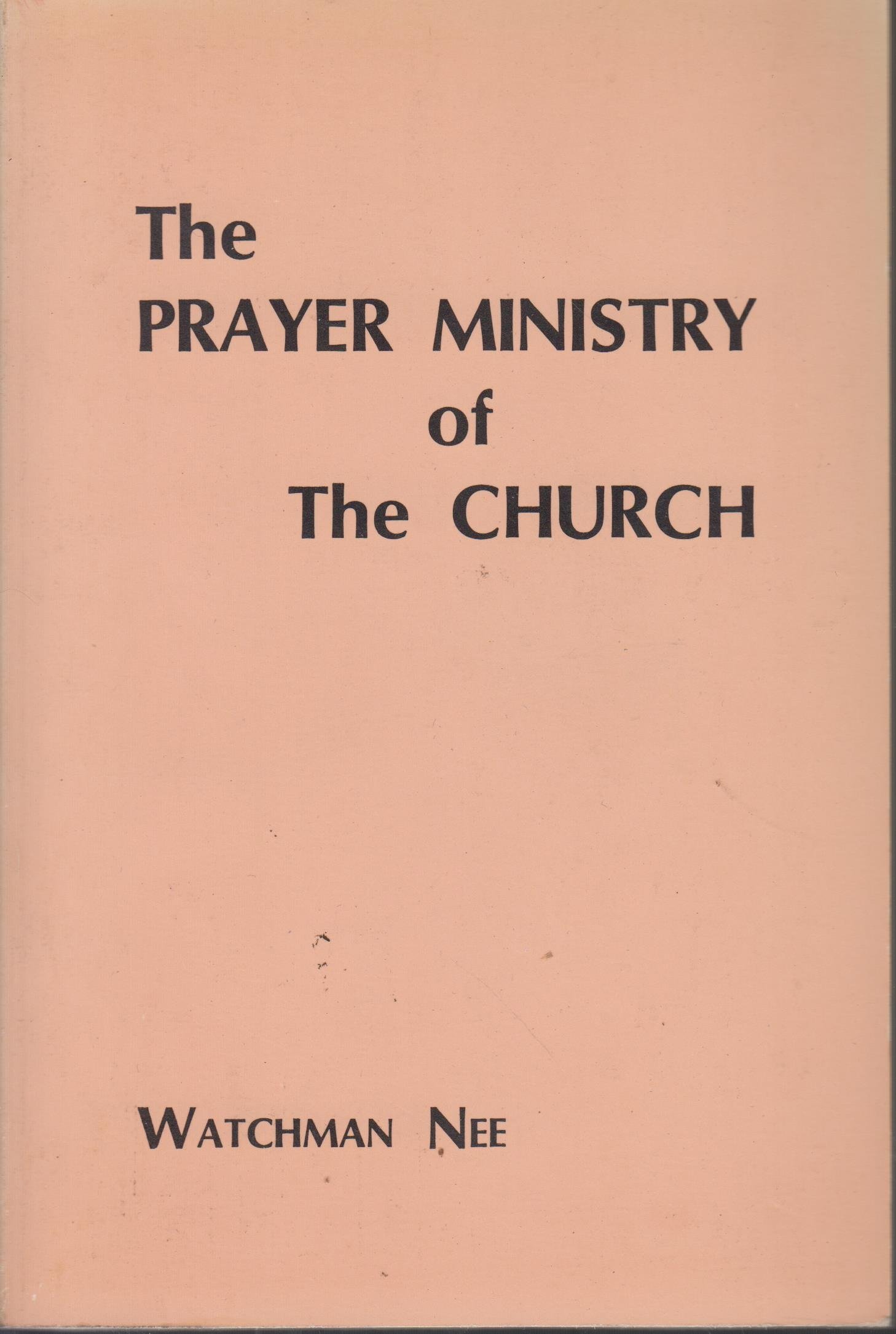 Prayer Ministry of the Church