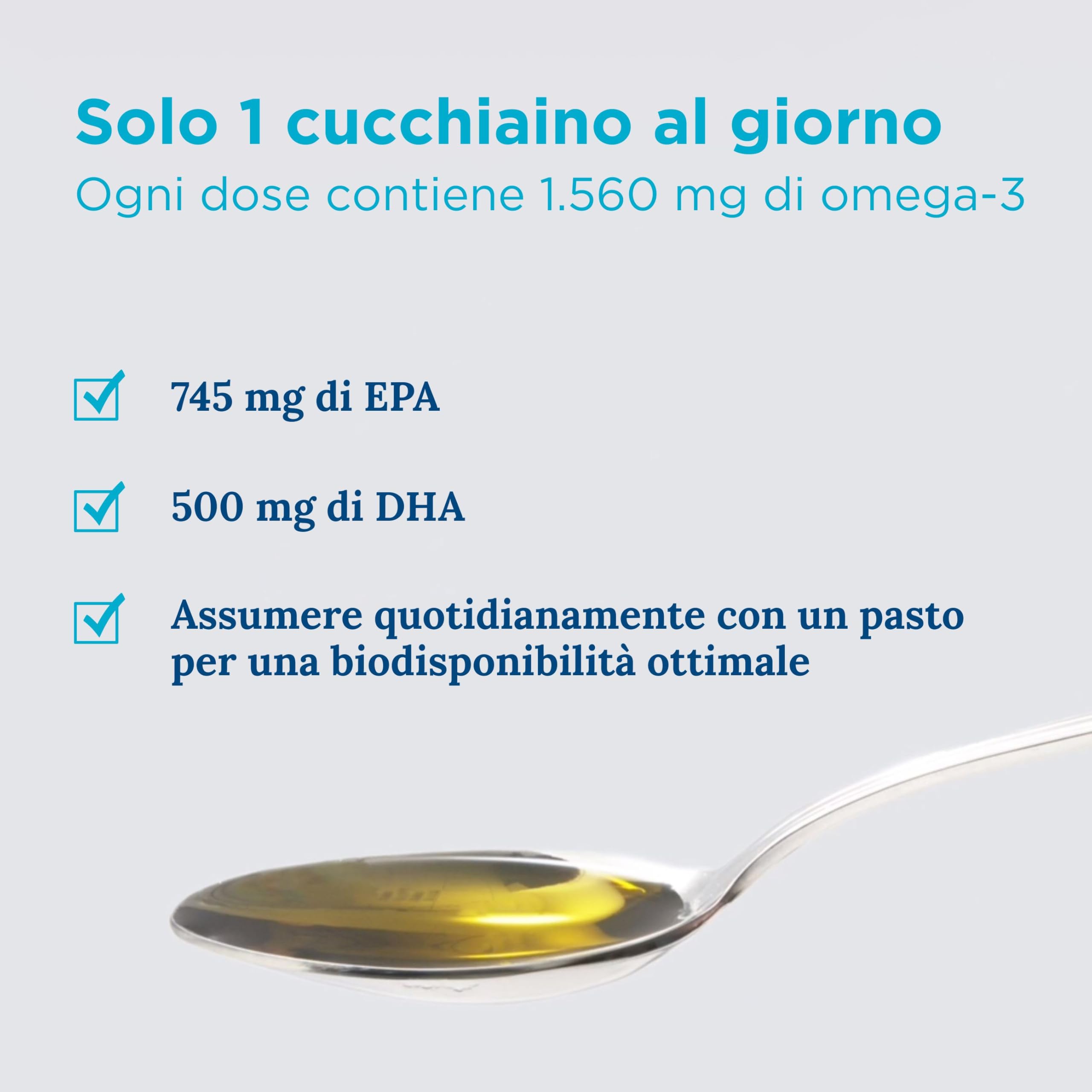 Nordic Naturals, Omega-3, 1560mg Omega-3, Olio di Pesce con EPA e DHA, 473ml, Gusto Limone, Testato in Laboratorio, Senza Soia, Senza Glutine, Non OGM