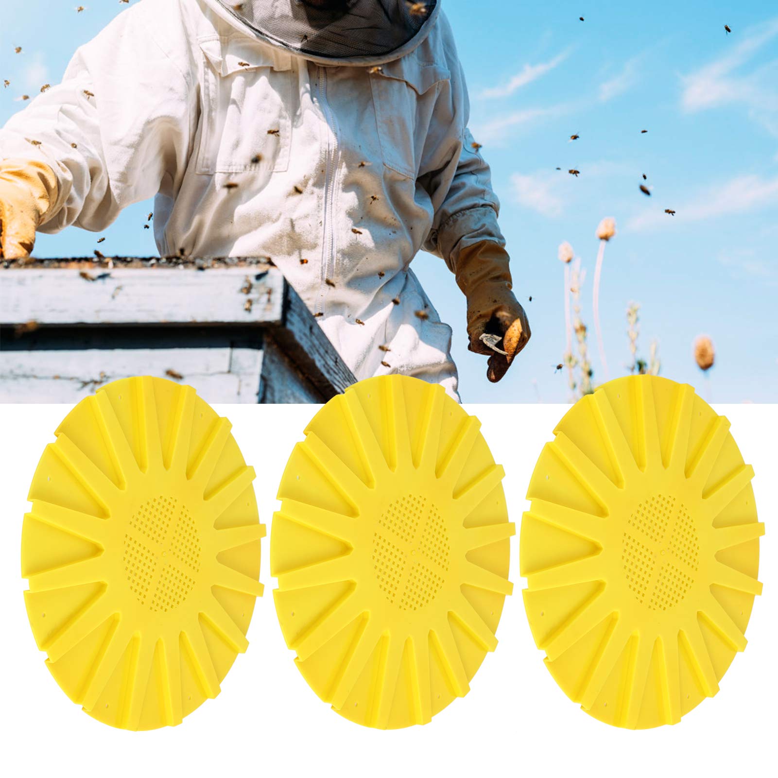 3 dischi di fuga per apicoltura, 16 vie per apicoltura, strumento per apicoltura, porta scorrevole, fattoria per apicoltori