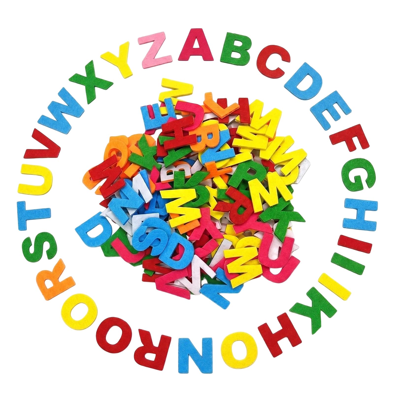 Lettres alphabet feutre pour loisirs créatifs et ateliers pédagogiques scolaires