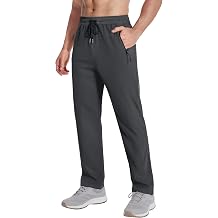 MAGNIVIT Sweatpants Track Pants Mens Athletic Stretch Pants with Zipper Pockets Quick Dry Joggers for Workout Running