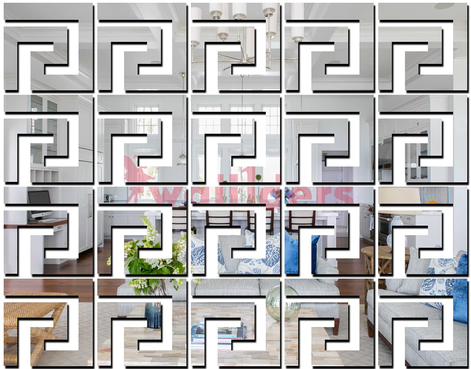 Wall1ders 20 Silver Wall Geometric, Mirror Stickers for Wall, Acrylic Mirror Wall Decor Sticker, Wall Mirror Stickers, Acrylic Stickers, Wall Stickers for Hall Room, Bed Room, Kitchen. (20Silver) (B096ZFJ6N2) Amazon Price History, Amazon Price Tracker