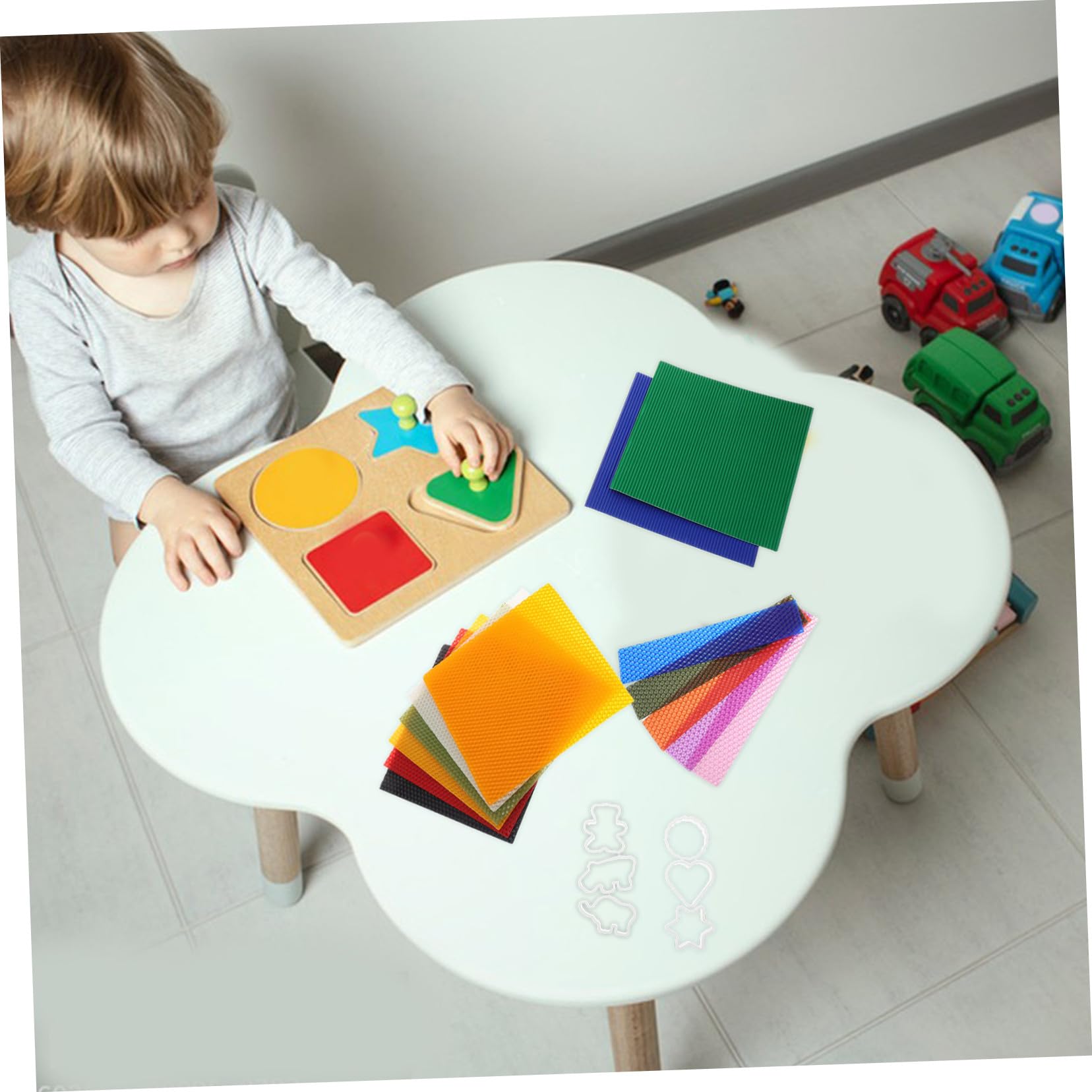 GARVALON Kit de Velas de Panal para Niños, 1 Juego, Manualidades DIY