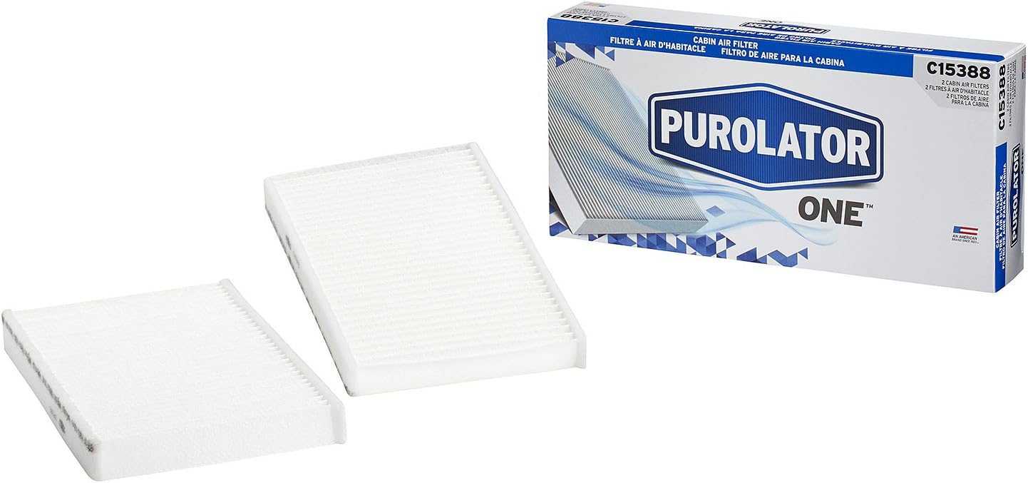Purolator PBC15388 PurolatorBOSS Automotive Cabin Air Filter with Activated Carbon, Car & Truck Passenger Compartment OEM Filter Replacement for Chevrolet Silverado 1500 & 2500 HD, and more