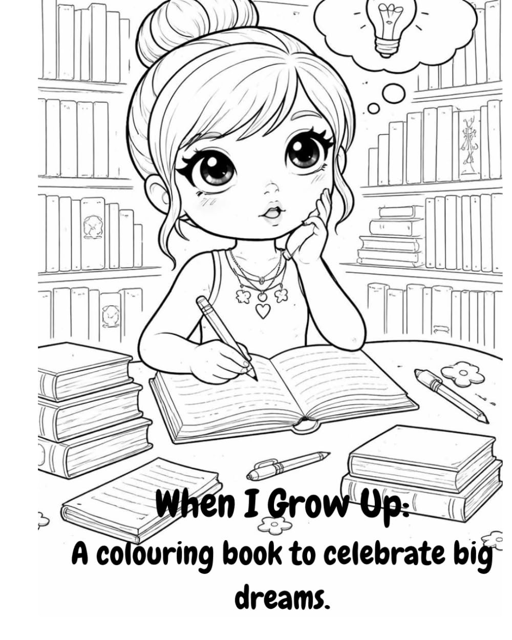 When I Grow Up: A colouring book to celebrate big dreams.