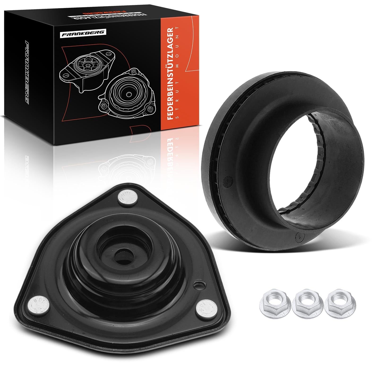Frankberg Cuscinetto del montante Cuscinetto di supporto della sospensione Anteriore Compatibile con Grand Voyager V RT CaR.A.Van Replace# 4721547,906960