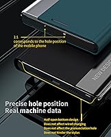 Vista 6 de CCSmall for Xiaomi Redmi Note 10 4G (NOT 5G) Bracket Pagnetic Leather Cover for Xiaomi Redmi Note 10S TPU Shockproof Protection Flip Phone Case for