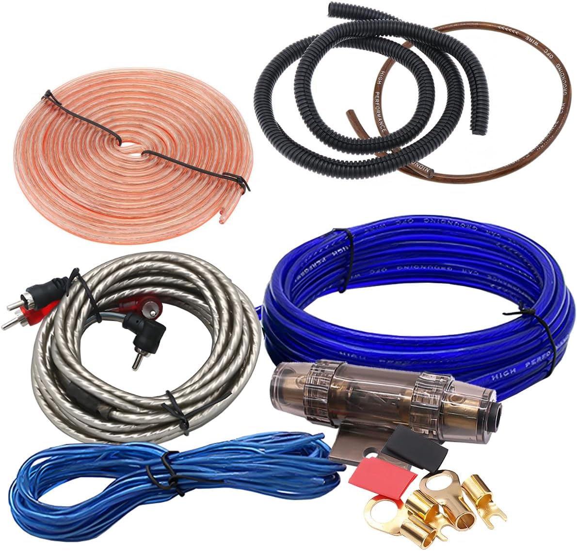 Kit Cavi Amplificatore Auto 2000W 6GA LKRXW