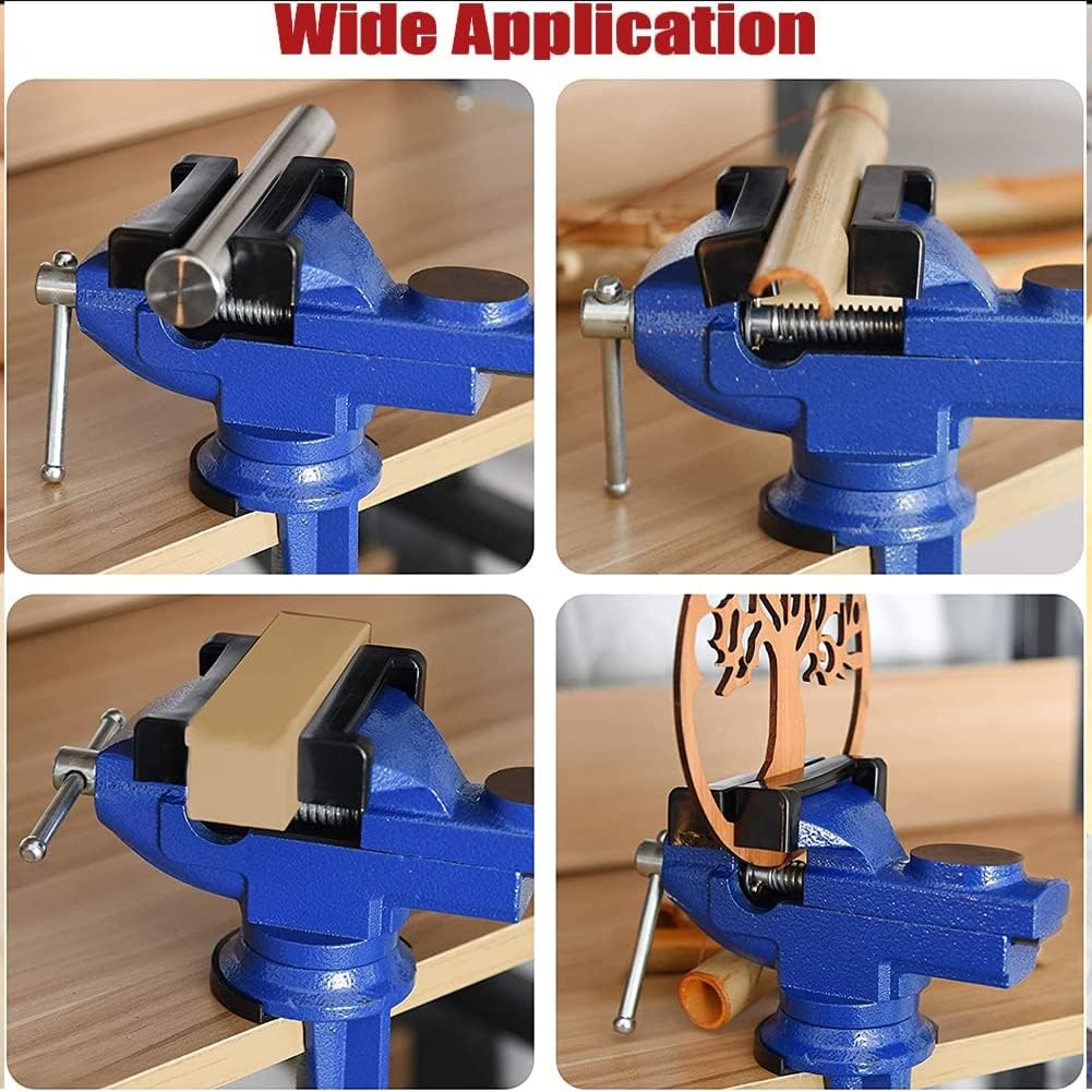 Universal Bench Vice Machine Vise Clamp Full Metal Multifunction Woodworking Tools for DIY Table Use (Color : Type-50)