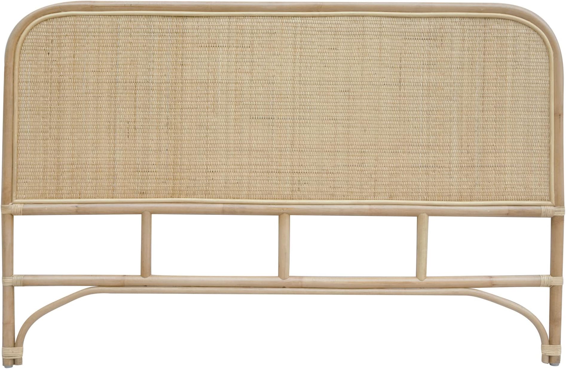 IDMarket - Tête de lit sur Pied Devi 160 cm Effet rotin : Amazon.fr