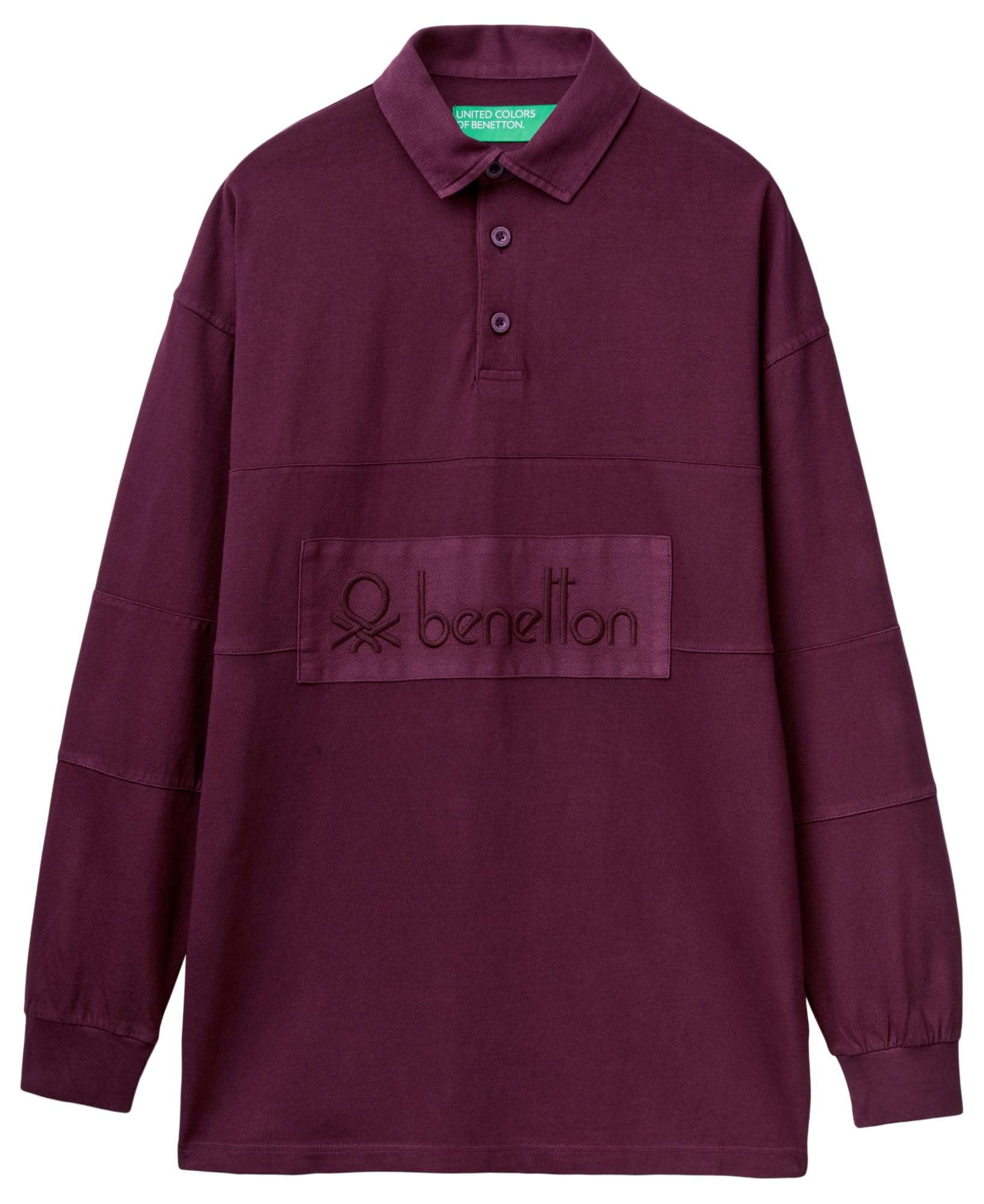 United Colors of Benetton Polo Shirt M/L, Purple, XS