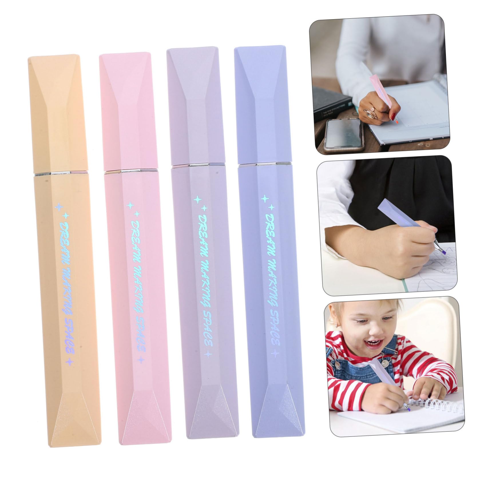 STOBOK 12stücke Soft Highlighter Stifte Für Schule Und Büro Leuchtende Markierungsstifte Für Notizen Journaling Und Scrapbooking Für Studenten Und Lehrer