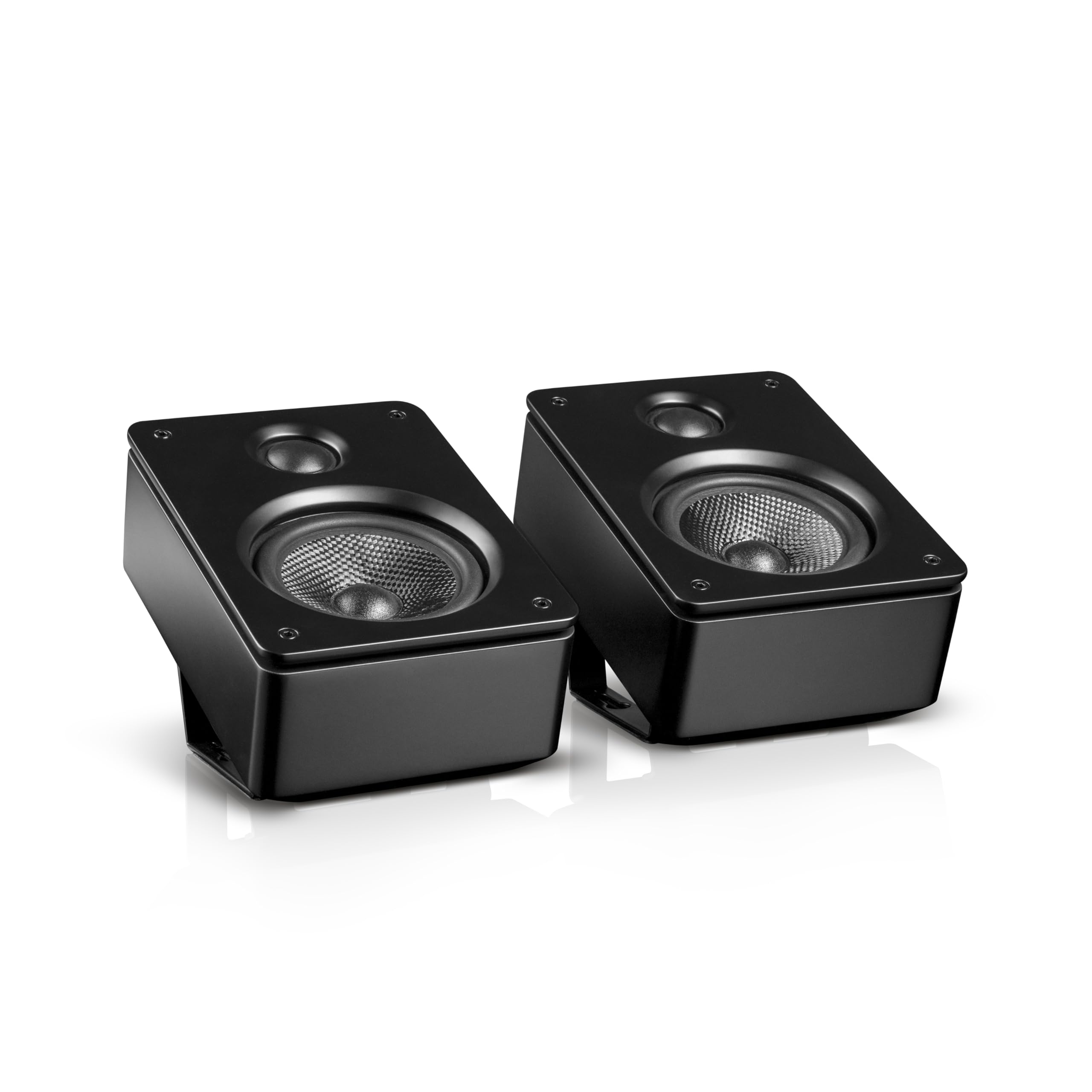 Teufel REFLEKT 2 Dolby Atmos Lautsprecher-Paar mit Dolby Atmos, als Presence Speaker, Front-Height-Speaker oder normaler Rear-Lautsprecher verwendet Werden, Heimkino System-Lautsprecher (Schwarz)