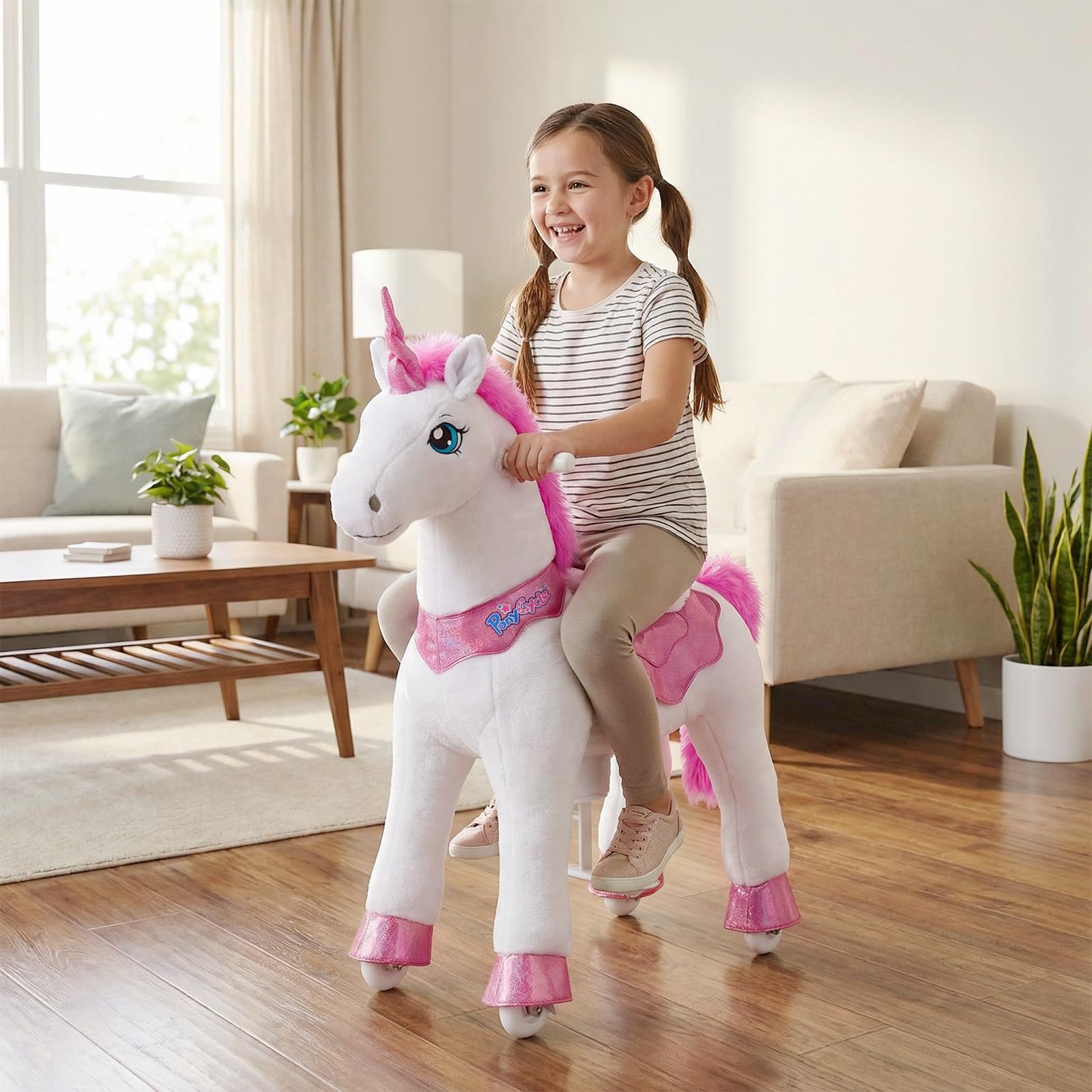 Amazon.co.jp: PonyCycle Model E - ライド オン ユニコーン おもちゃ