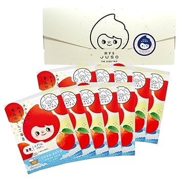 Amazon | 旅するJUSO BATH POWDER 青森のりんご風呂 10包入り 個