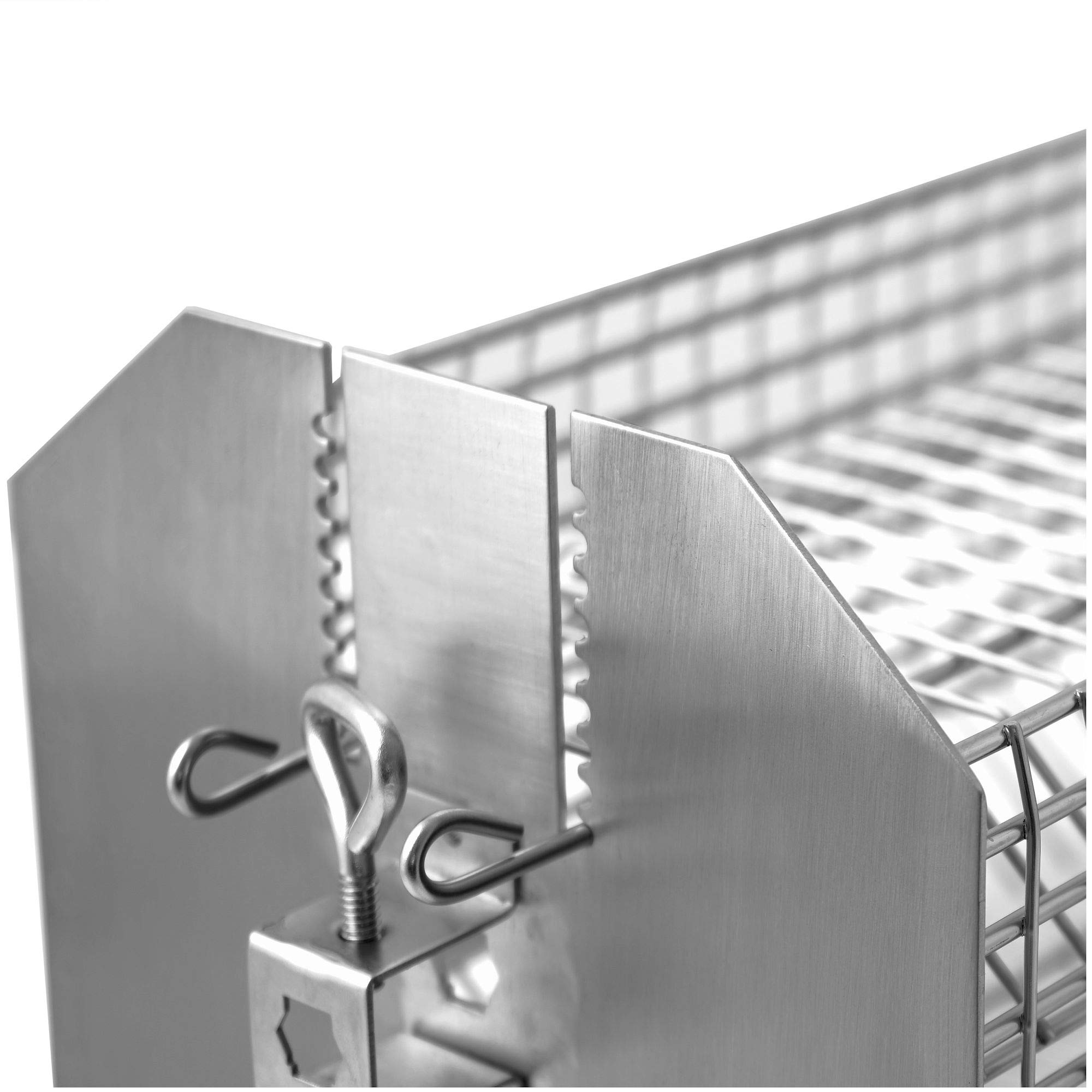 BBQ-TORO Panier de Cuisson pour tournebroche | Universel | Acier Inoxydable | Grille pour rôtissoire