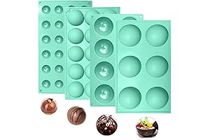 Semi Sphere Silicone Chocolate Mold | Half Sphere Silicone Baking Mold,Semi Circular...