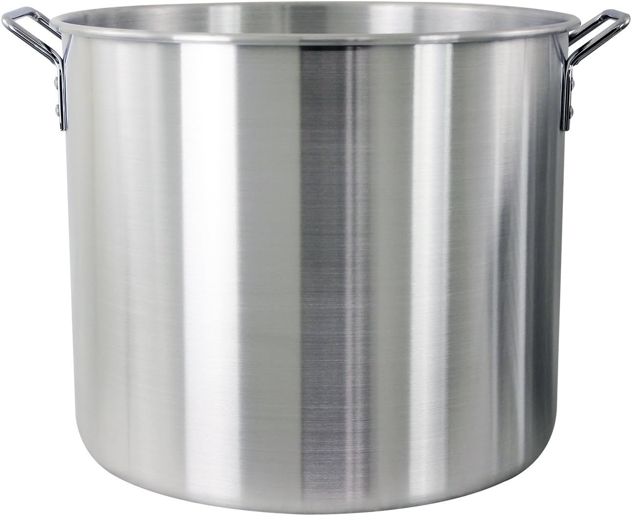 CHARD ASP60, Aluminum Stock Pot and Strainer Basket Set, Silver, 60 quart,Large